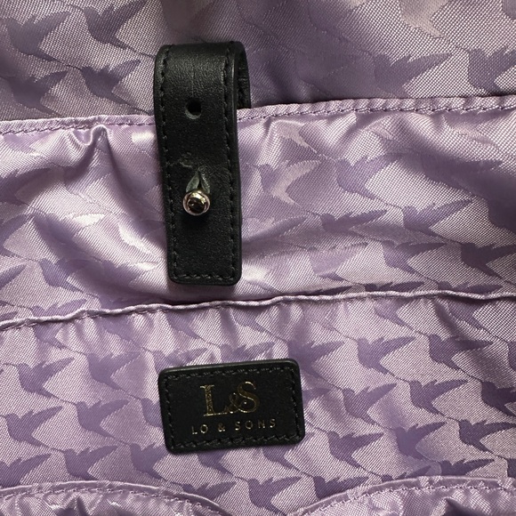 Lo & Sons O.M.G Women's Travel Bag, Black/Gold/Lavender - Picture 10 of 10